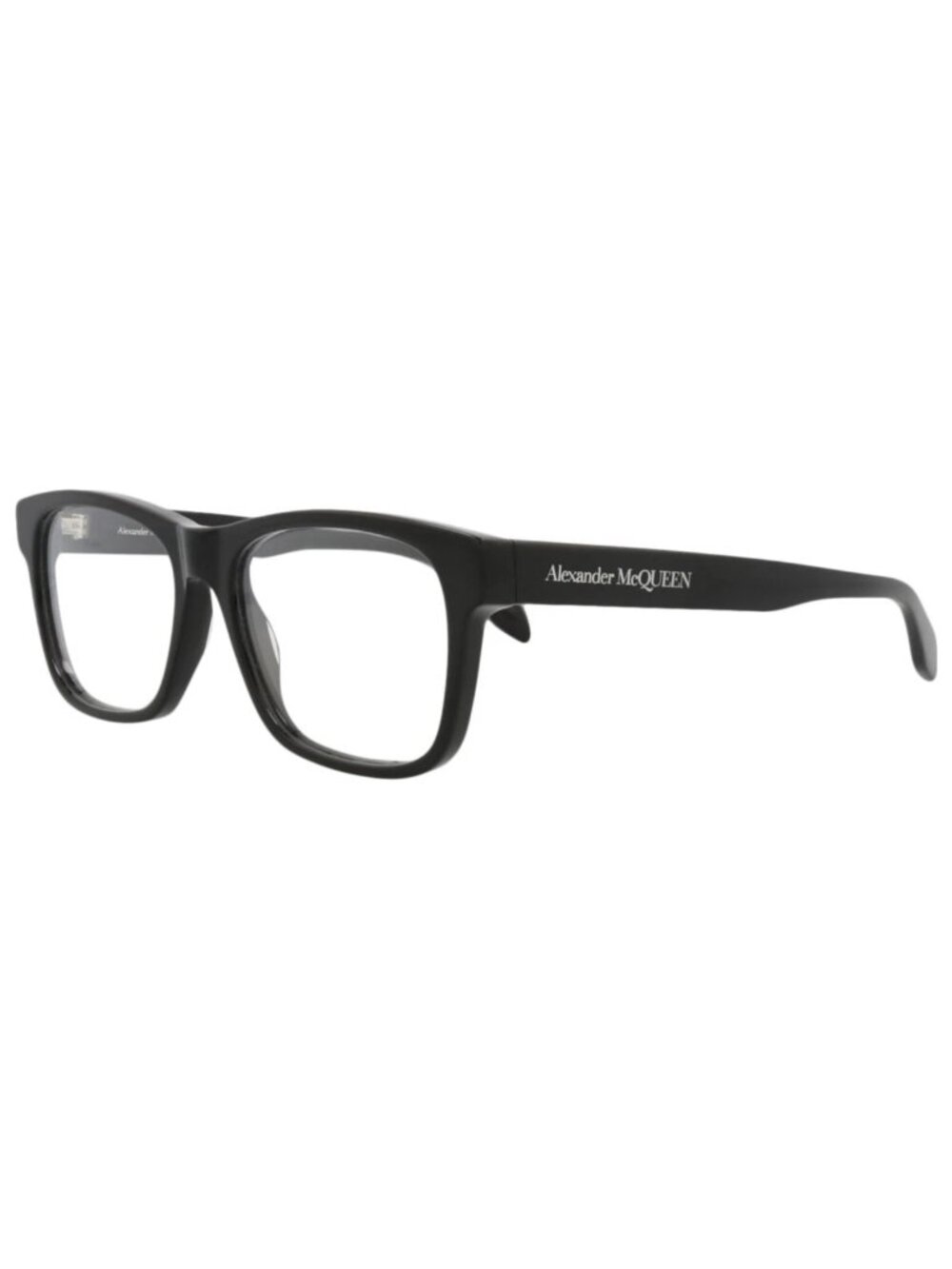 New Alexander McQueen Women's Eyeglasses Square Rectangle Acetate Frame Mens